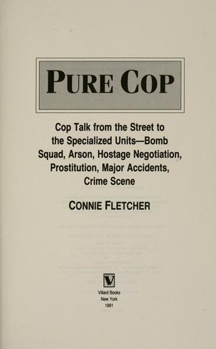 Pure cop by Connie Fletcher