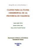 Cover of: Claves para la Flora Ornamental de la Provincia de Valencia by 