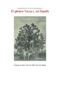 Cover of: El género Yucca L. en España: Monografías de Bouteloua, 2