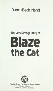 Cover of: The very strange story of Blaze the cat