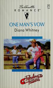 Cover of: One Man's Vow