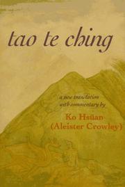 Cover of: tao te ching: Liber Clvii by Aleister Crowley