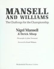 Cover of: Mansell and Williams: the challenge for the championship