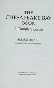 Cover of: The Chesapeake Bay Book | Allison Blake