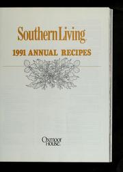 Cover of: Southern Living 1991 Annual Recipes by Southern Living Magazine