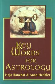 Cover of: Key words for astrology by Hajo Banzhaf