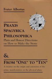 Cover of: Praxis spagyrica philosophica