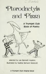Cover of: Pterodactyls and pizza: a Trumpet Club book of poetry