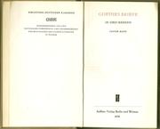 Cover of: Goethes Briefe.: In drei Bänden.