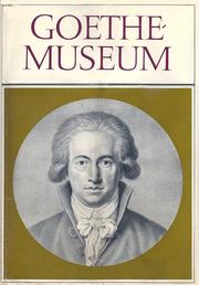 Cover of Goethe-Museum