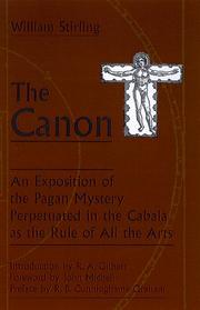 Cover of: The Canon by William Stirling