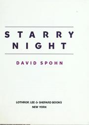 Cover of: Starry night