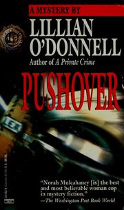 Cover of: Pushover by Lillian O'Donnell, Lillian O'Donnell
