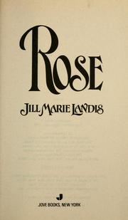 Cover of: Rose