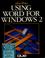 Cover of: Using Word for Windows 2