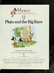 Cover of: Pluto and the big race by Mary Carey