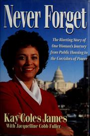 Cover of: Never forget: the riveting story of one woman's journey from public housing to the corridors of power