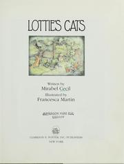 Cover of: Lottie's cats by Mirabel Cecil