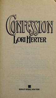 Cover of: Confession by Lori Herter