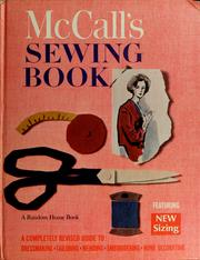 Cover of: McCall's sewing book.