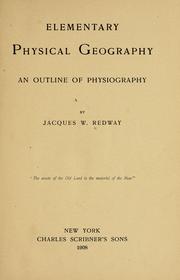 Cover of: Elementary physical geography by Redway, Jacques Wardlaw