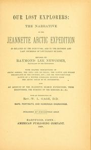 Cover of: Our lost explorers by revised by Raymond Lee Newcomb ; with an introduction by W.L. Gage.
