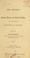 Cover of: A Few specimens of Psalms, hymns and spiritual songs, which are deemed suitable for French schools and congregations in America