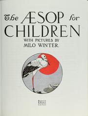 Cover of: The Aesop for children
