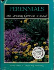 Cover of: Perennials | Garden Way Publishing