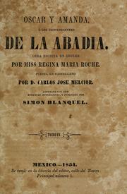 Cover of: Oscar y Amanda, ó, Los descendientes de La Abadía