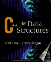 Cover of: C++ plus data structures by Nell B. Dale
