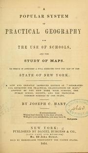 Cover of: A popular system of practical geography ... | Joseph C. Hart