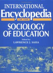 Cover of: International encyclopedia of the sociology of education | 