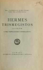 Cover of: Hermes Trismegistos: studjum z cyklu współzawodnicy chrześcijaństwa