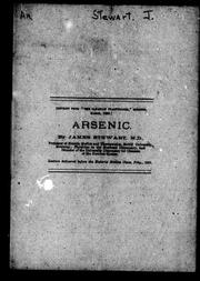 Cover of: Arsenic