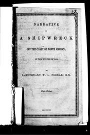 Cover of: Narrative of a shipwreck off the coast of North America, in the winter of 1814