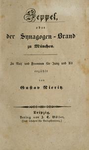 Cover of: Seppel, oder, Der Synagogen-Brand zu München: zu Nutz und frommen für Jung und Alt