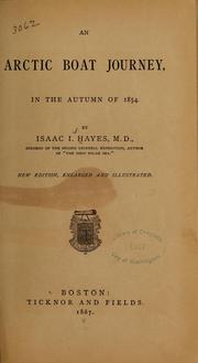 Cover of: An Arctic boat journey: in the autumn of 1854.