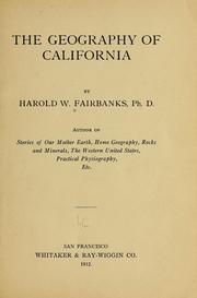 Cover of: The geography of California
