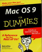 Cover of: Mac OS 9 for dummies by Bob LeVitus