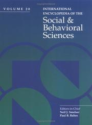 Cover of: International Encyclopedia of the Social & Behavioral Sciences by 