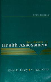 Cover of: Handbook of health assessment by Ellen B. Rudy