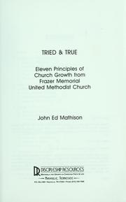 Cover of: Tried & true by John Ed Mathison