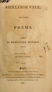 Cover of: Bickleigh vale, with other poems