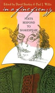 Cover of: In a Fine Frenzy: Poets Respond to Shakespeare
