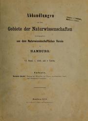 Cover of: Beitrag zur Kenntniss der Fauna mexikanischer Land- und Süsswasser- Conchylien by Hermann Strebel