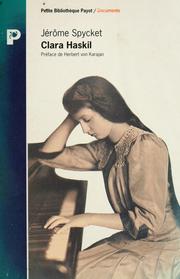 Cover of: Clara Haskil