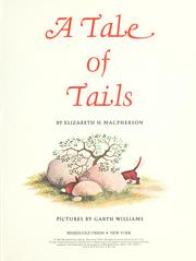Cover of: A Tale of Tails