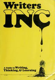 Cover of: Writers INC by Patrick; Meyer, Verne; Kemper, Dave Sebranek
