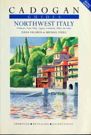 Cover of: Northwest Italy | Dana Facaros